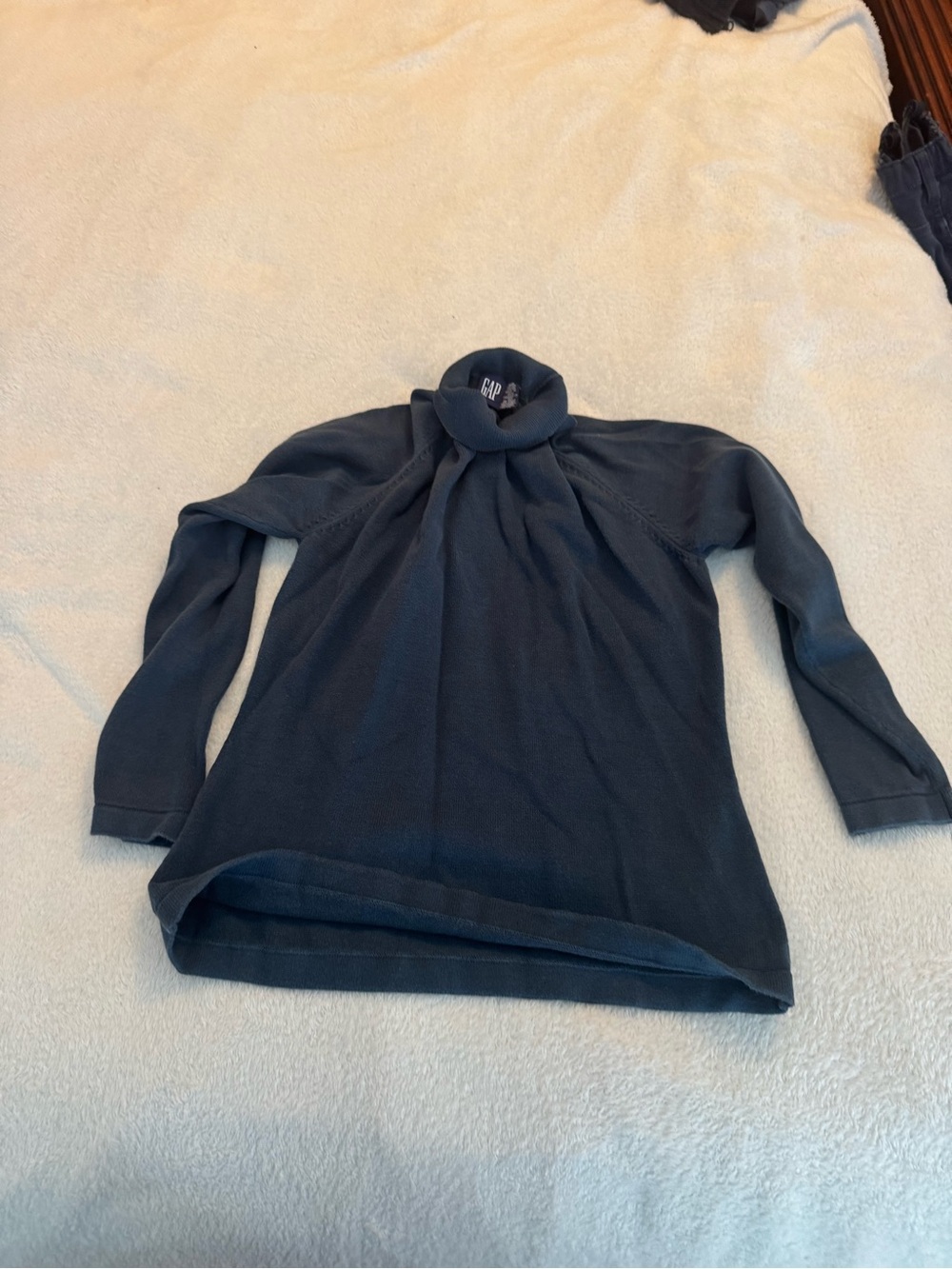 2/$15 SWEATERS 🧥 SALE! | GAP Dark Blue Cowl Neck Sweater